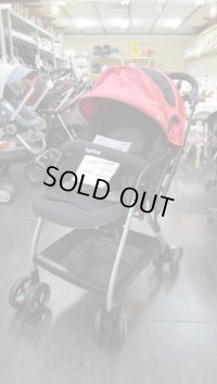 ☆  アップリカ　オプティア （レッド） （美品） ベビーカー　Ｂ-1009