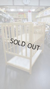 ☆ ヤマサキ　ハイタイプ　ツーオープン 〈ナチュラル〉 (美品) ベビーベット ☆  BB-311