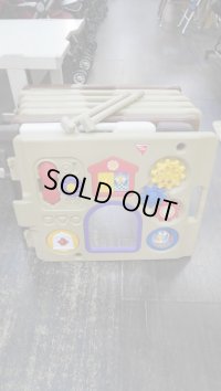 ☆ ミュージカルキッズラン ド （茶系Ａ） パネル8枚  ベビーサークル  G-426