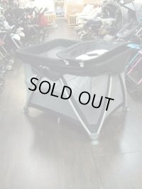 ☆ トラベルコット sena エア キャビア（黒）（おむつ替えテーブル付） ☆  BB-342