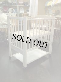 ☆ サワベビー P型コパン（美品） [ウォッシャブルホワイト]ミニベッド☆ BB-357