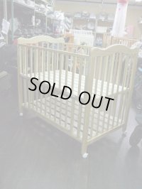 ☆大和屋　アネシス　ベビーベッド（ナチュラル）（美品・使用感なし） BB-374
