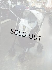 ☆コンビメチャカル ハンディ オート4キャス compact エッグショック HG（ミンティーグレー色）（美品）ベビーカーＢ-1094
