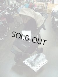 ☆エアバギーココ　プレミア（ベージュ） ブレーキ付き（美品）　ベビーカー   Ｂ-1121