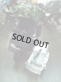 ☆エアバギーココ　プレミア （サファリ） ブレーキ付き （美品）　ベビーカー   Ｂ-1122