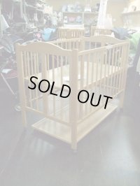 ☆  スリーピー　パル　ワンタッチ 折りたたみ （ナチュラル）（美品） ベビーハイベッド BB-454
