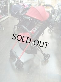 ☆ コンビ　F2　plus　（赤色） ベビーカー　Ｂ-1167