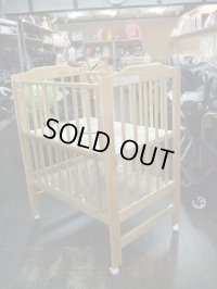☆ カトージ （ナチュラルA）（美品） ハイシート　ミニベビーベッド   BB-541