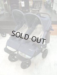 ☆エアバギー ココ ダブル （ジーンズ色）（美品）　ベビーカー　Ｂ-1252