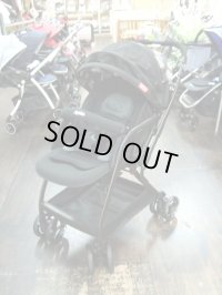 ☆ アップリカ　オプティア（黒）（美品）ベビーカー Ｂ-1278