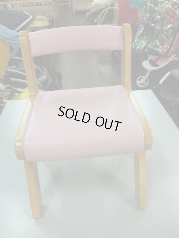 画像2: ☆ 木の椅子（ピンク） CH-648