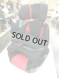 ☆エールベベ サラット　3ステップ　クワトロ　ST（黒・赤）(美品）チャイルド＆ジュニアシート JS-289