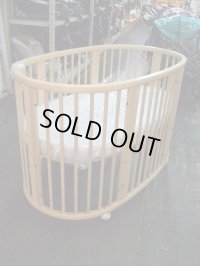 ☆　ストッケ （ナチュラル）（美品）ベビーベッド　 BB-622