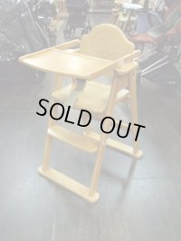☆  アンパンマン　木製ハイチェア　 CH-674