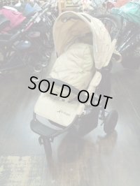  ☆エアーバギー　ココ（ベージュ）ブレーキ付（美品）ベビーカー　Ｂ-1385
