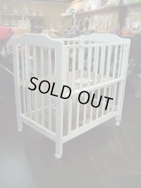 ☆　カトージ（白）（美品）ミニハイベビーベット　 BB-725