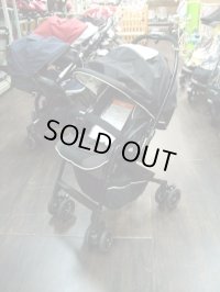  ☆コンビ　メチャカル ハンディ オート4キャスplus エッグショック HＦ（茶）（美品） ベビーカー　Ｂ-1438