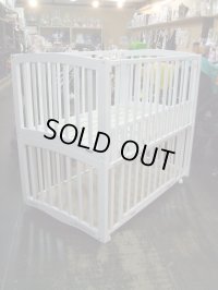 ☆　大和屋　エルユープレイペン（白〉 (美品) ベビーベッド　 BB-799