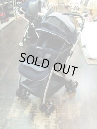 ☆　アップリカ　 オプティア　クッション （紺）（美品）ベビーカー　Ｂ-1543