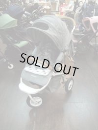 ☆　エアーバギー　ココ（グレー色）ブレーキ付きベビーカー　Ｂ-1609