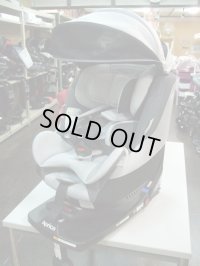 ☆　アップリカ クルリラ（グレー）ISOFIX＋シートベルト対応　チャイルドシート　☆ C-1888
