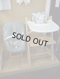 ☆　ストッケ　トリップトラップ 6点セット（A）（ナチュラル）（美品）    CH-1148