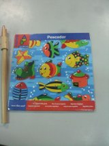 ☆ メルテン 魚釣りパズル（未使用）おもちゃ　Ｏ-4330