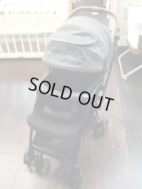 ☆ アップリカ　ラクーナ　ビッテクッション（黒＆濃グレー）（美品）ベビーカー　Ｂ-1752