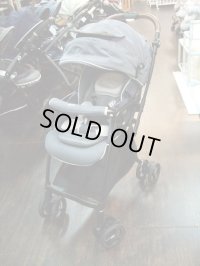 ☆ アップリカ　ラクーナ　ビッテクッション（グレー系）ベビーカー　Ｂ-1780