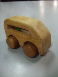 ☆ ビー玉木のくるまブーブー おもちゃ  Ｏ-4459
