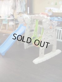 ☆ 屋内すべり台　ブランコ　スクランブル プレイセンター　おもちゃ Ｏ-4635
