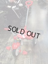 ☆ 西松屋三輪車（赤）（美品）おもちゃ Ｏ-4656