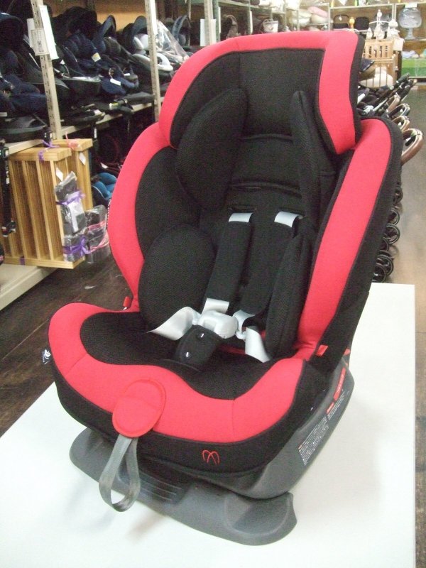 画像1: ☆エールベベ　スイーングムーンプレミアムＳ（赤）ジュニアシートJS-708