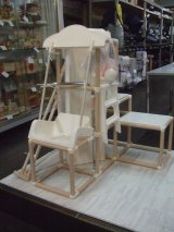 ☆野中製作所折りたたみロングロープキッズパーク（ナチュラル）おもちゃＯ-4952