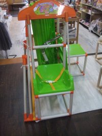 ☆野中製作所折りたたみロングロープキッズパーク（レンジ・黄緑）おもちゃＯ-4951