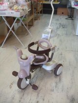 ☆Iimo 折り畳み三輪車（ピンク系）おもちゃ Ｏ-4991
