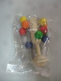 ☆ネフ社の木製ラトルおもちゃ（美品）Ｏ-5013