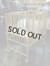 ☆大和屋パターンII折りたたみミニベビーベッドBB-1341　