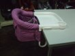 画像3: ☆ イングリッシーナ　（紫）　テーブル付　ベビーチェア　  CH-491