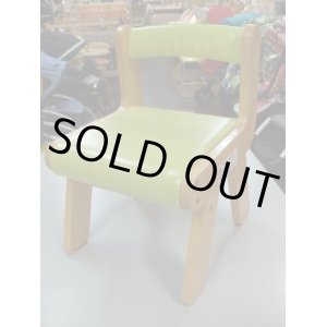 画像: ☆ 木の椅子（黄緑）  CH-649
