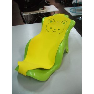 画像: ☆ 黄色クマ君（Ａ）バスチェア  BA-886