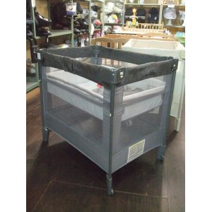 画像: ☆ アップリカ　ココネルプラス（グレーA）（美品）ベビーベッドBB-1288