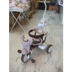 画像: ☆Iimo 折り畳み三輪車（ピンク系）おもちゃ Ｏ-4991