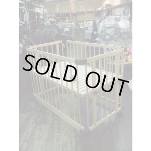 画像: ☆ ファルスカ ベッドサイドベッド03(美品)(ナチュラル)ベビーベッド BB-1332