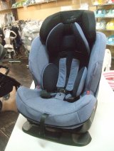 画像: ☆エールベベ　スイーングムーンプレミアムＳ（黒・ブルー）ジュニアシート  JS-737