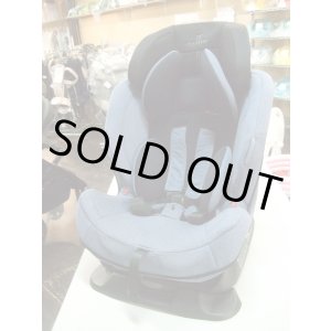 画像: ☆エールベベ　スイーングムーンプレミアムＳ（黒・ブルー）ジュニアシート  JS-737