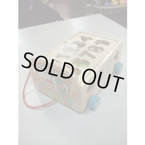 画像: ☆スクールバス木製型はめパズルおもちゃO-5034