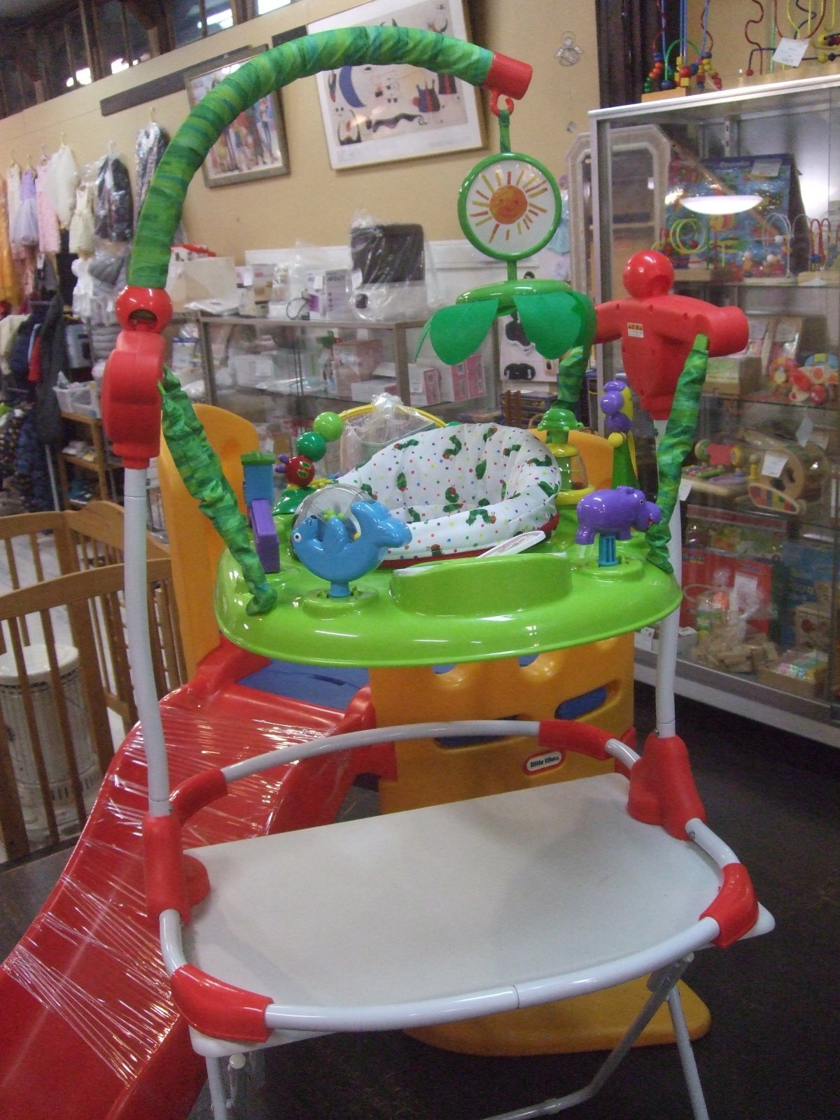 画像1: ☆ 腹ペコアオムシ　ジャンパルーおもちゃ Ｏ-5073